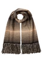 Missoni Missoni Wool Striped Knit Scarf - Multicolored