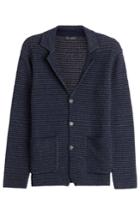 Baldessarini Baldessarini Virgin Wool Cardigan - Blue