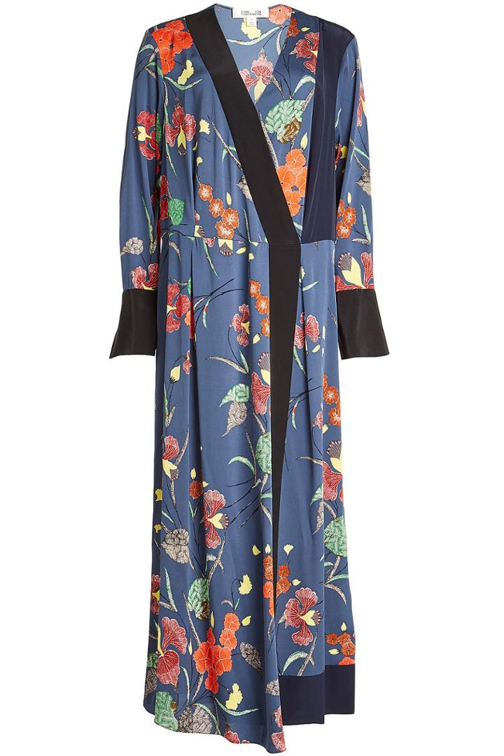 Diane Von Furstenberg Diane Von Furstenberg Printed Silk-blend Dress