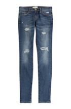 Current/elliott Distressed Skinny Jeans
