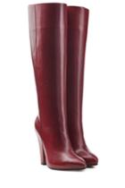 Sonia Rykiel Sonia Rykiel Leather Knee Boots - Red