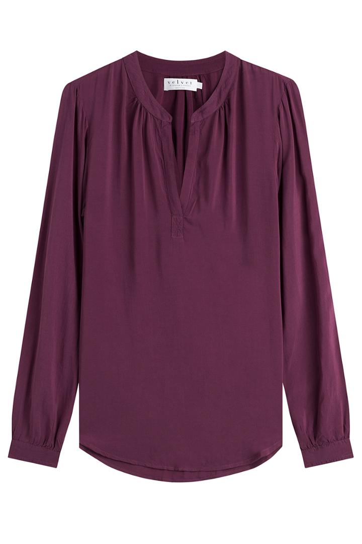 Velvet Velvet Fluid Blouse - Purple