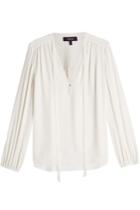 Theory Theory Silk Blouse With Bow