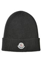 Moncler Moncler Ribbed Wool Beanie