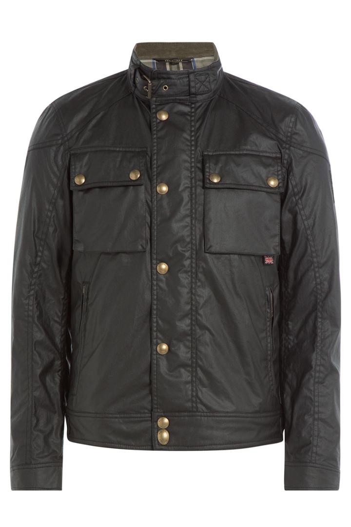 Belstaff Belstaff Racemaster Coated Cotton Jacket - Black