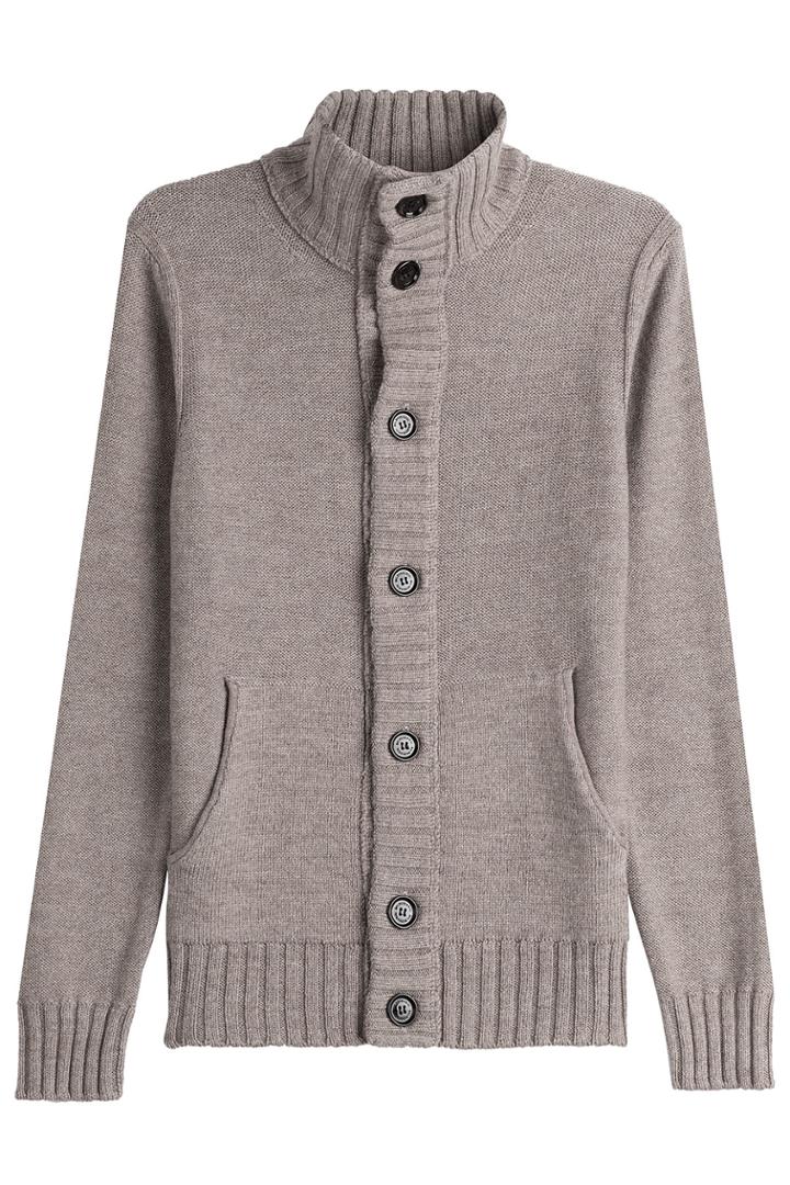 Baldessarini Baldessarini Virgin Wool Cardigan - Beige