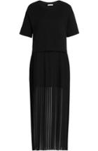 Each Other Cotton T-shirt Dress With Pleated Skirt