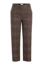 Sonia Rykiel Sonia Rykiel Alpaca-wool Glen Plaid Pants