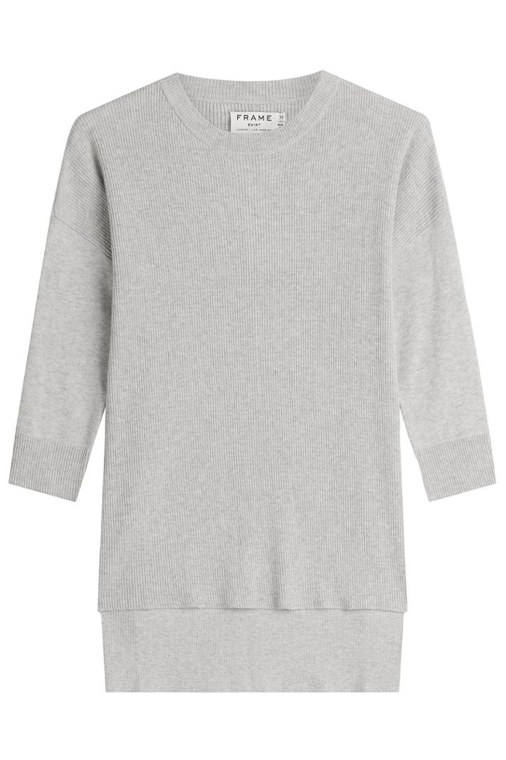 Frame Denim Frame Denim Cotton-silk-cashmere Le Boxy Pullover - White