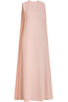 Valentino Valentino Silk Dress With Cape - Rose