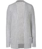 Michael Kors Cashmere-cotton Crochet Cardigan