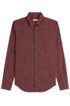 Burberry London Burberry London Slim Fit Printed Silk-cotton Shirt