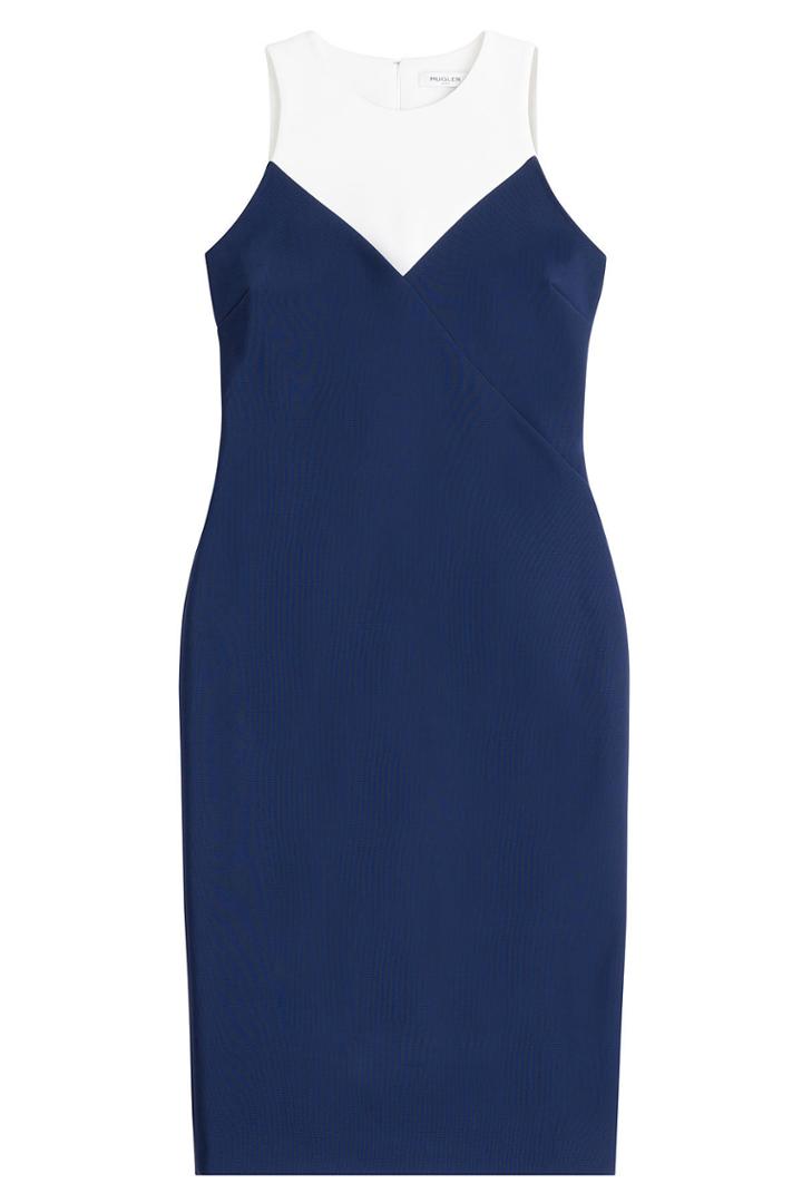 Mugler Mugler Two-tone Sheath Dress