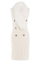 Vionnet Vionnet Knitted Vest With Wool And Mohair - White