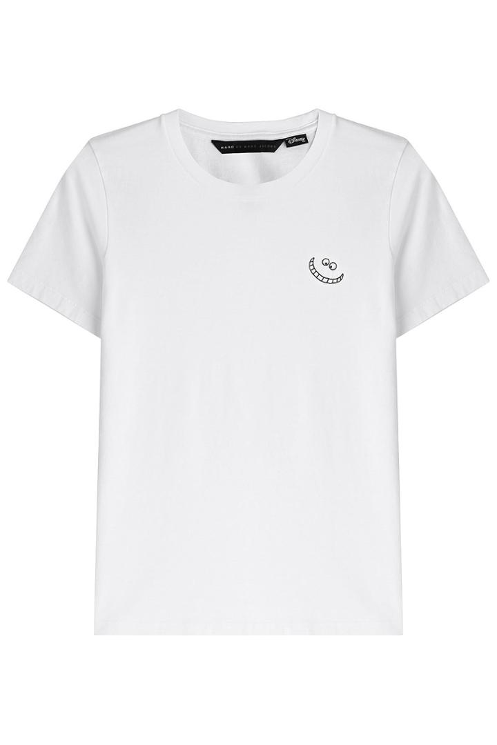 Marc By Marc Jacobs X Disney Marc By Marc Jacobs X Disney Cheshire Cat Cotton T-shirt - White