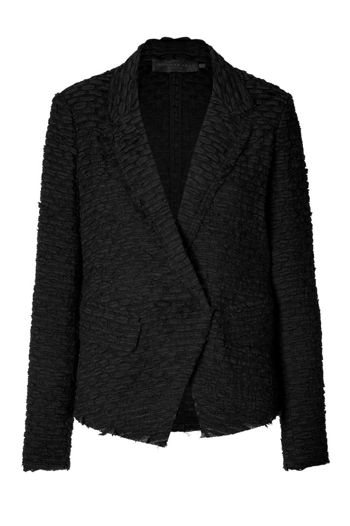 Donna Karan New York Donna Karan New York Linen-cotton Blazer - Black