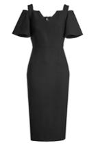 Roland Mouret Roland Mouret Tailored Dress With Cut-out Shoulders