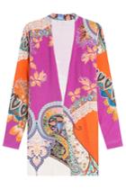 Etro Etro Printed Silk Cardigan - Multicolored