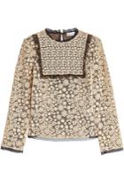 Red Valentino Red Valentino Macramé Lace Blouse