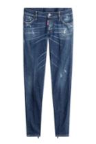 Dsquared2 Dsquared2 Distressed Zip Jeans - Blue