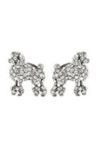 Marc Jacobs Marc Jacobs Embellished Poodle Earrings - White