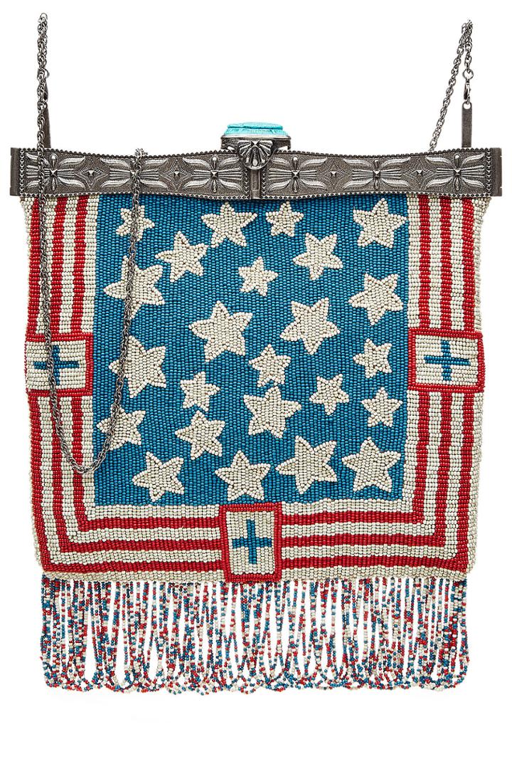 Valentino Valentino Bead Embellished Shoulder Bag - Multicolored