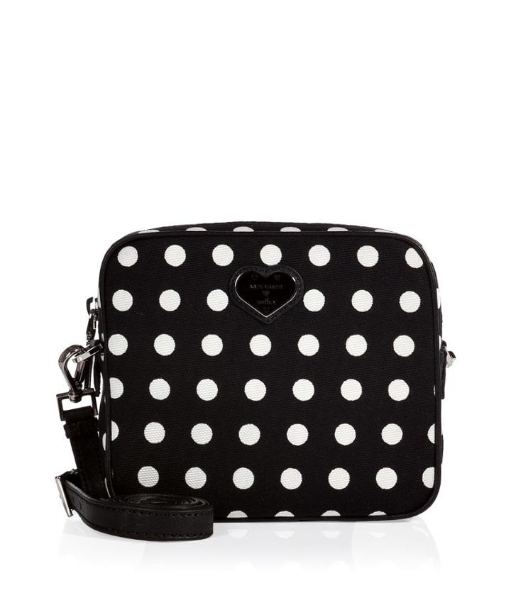 Katie Grand Loves Hogan Cotton Polka Dot Crossbody Bag