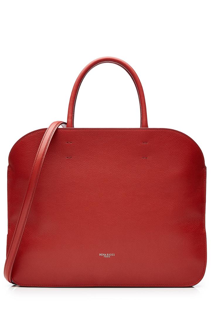 Nina Ricci Nina Ricci Leather Tote - Red