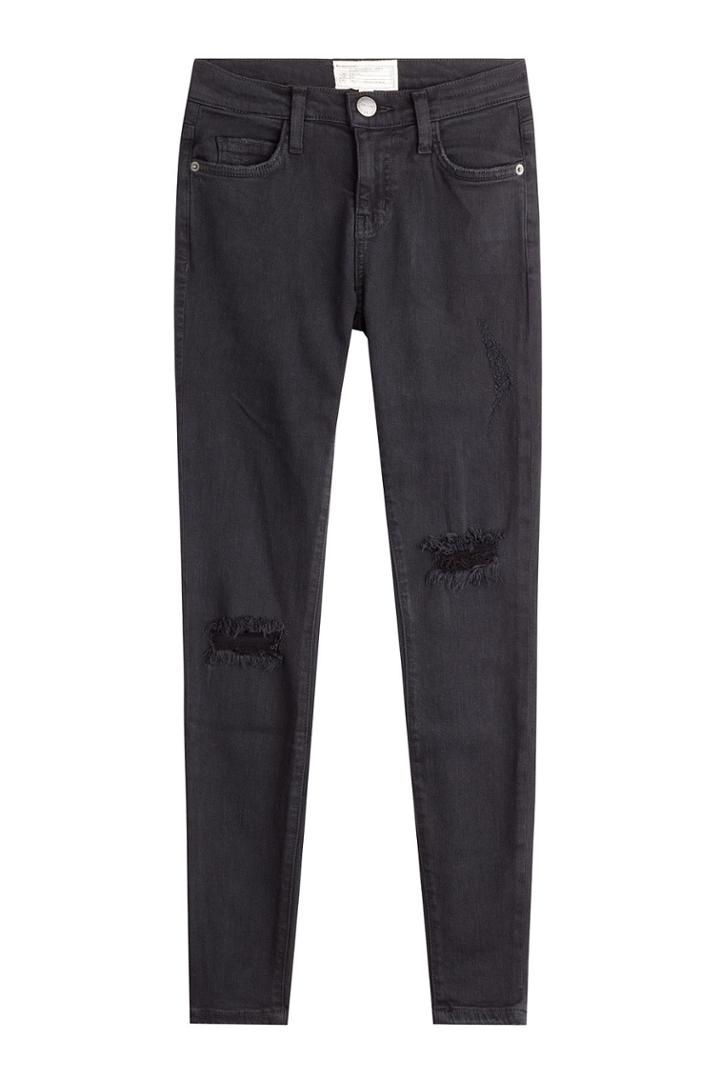 Current/elliott Current/elliott Skinny Distressed Jeans - Black