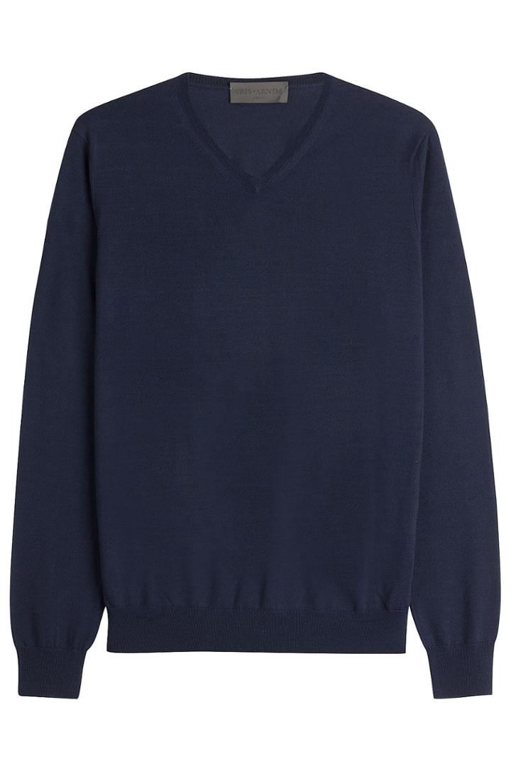 Iris Von Arnim Iris Von Arnim Virgin Wool Pullover - Blue