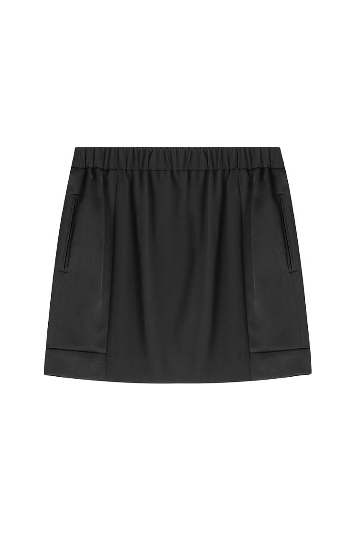Kenzo Kenzo Satin Elastic Waist Mini-skirt