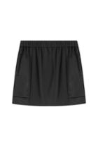 Kenzo Kenzo Satin Elastic Waist Mini-skirt