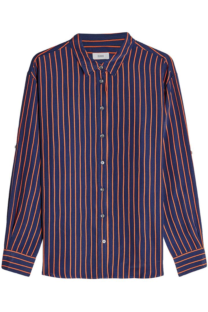 Closed Closed Joan Striped Shirt With Silk