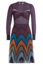 Mary Katrantzou Mary Katrantzou Dress With Bow And Pleated Skirt - Black