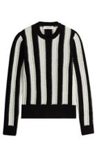 Valentino Valentino Striped Virgin Wool And Cashmere Pullover - Multicolored
