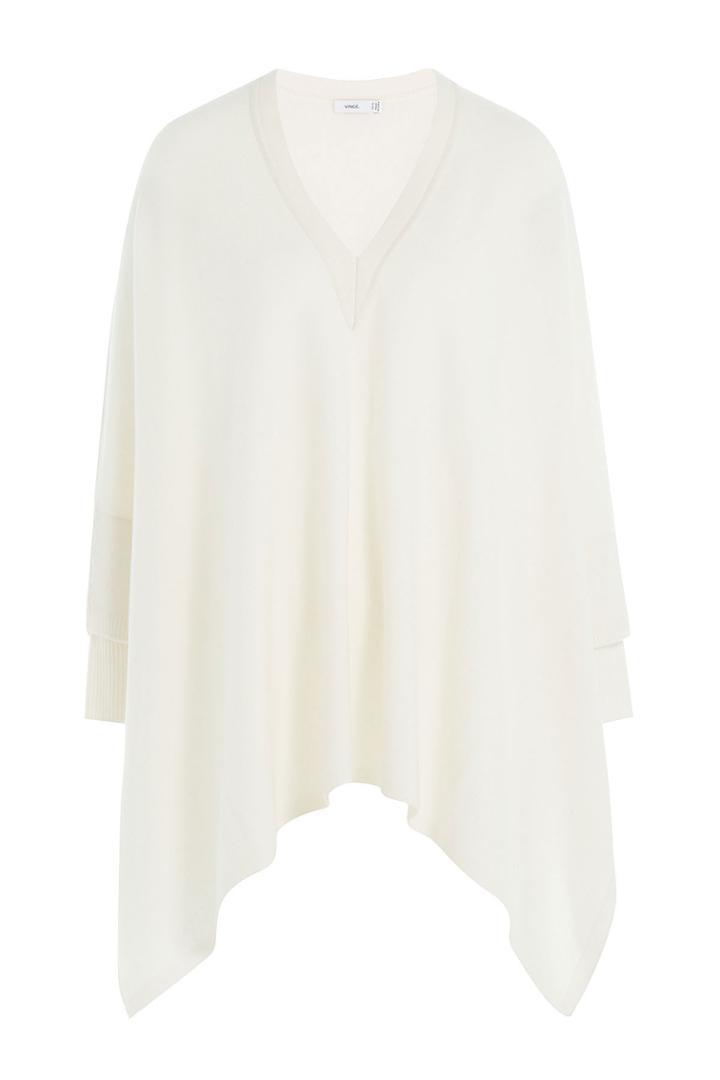 Vince Vince Wool-cashmere Cape - White