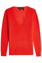 Theory Theory Cashmere V-neck Pullover - Orange