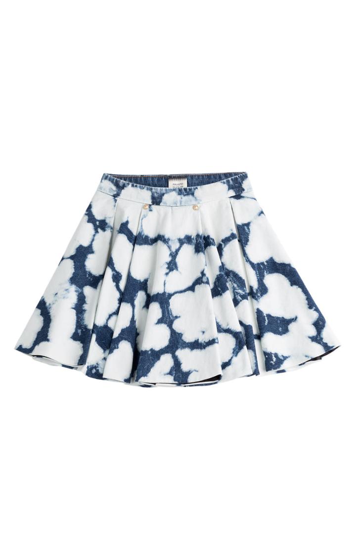 Fausto Puglisi Fausto Puglisi Tie-dye Denim Skirt