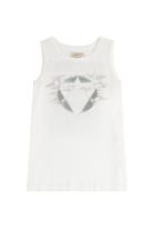 Current/elliott The Muscle Tee Printed Cotton Tank