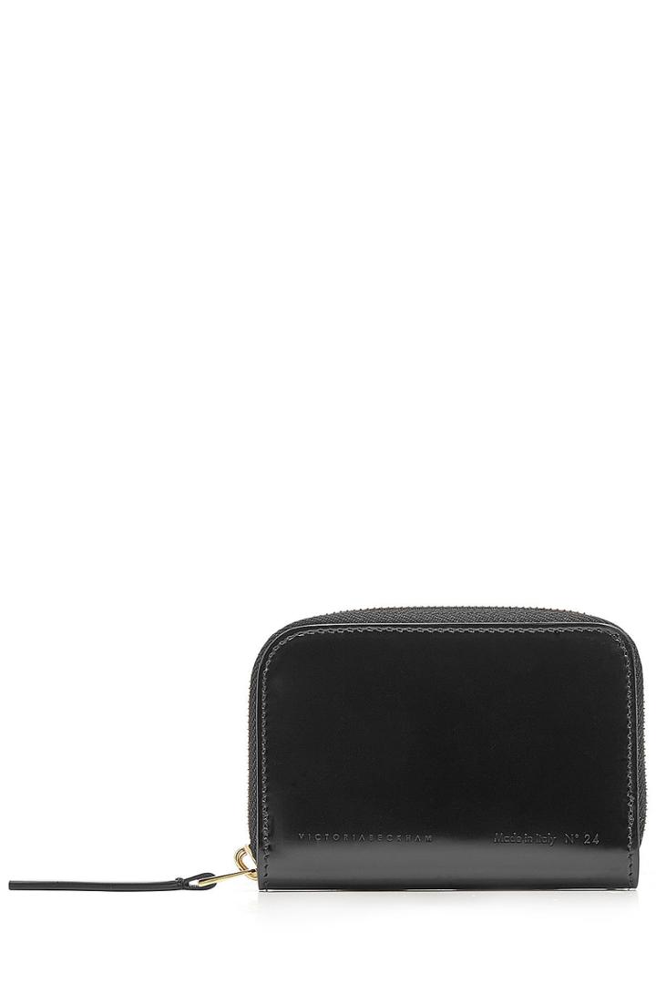 Victoria Beckham Victoria Beckham Mini Leather Zip Around Wallet