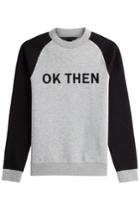 Marc By Marc Jacobs Marc By Marc Jacobs Printed Cotton Sweatshirt - Grey