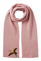 Dsquared2 Dsquared2 Wool Scarf With Embroidery - Rose