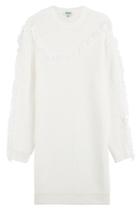 Kenzo Kenzo Wool Sweater Dress - White