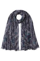 Diane Von Furstenberg Diane Von Furstenberg Dot Print Scarf With Cashmere - Multicolor