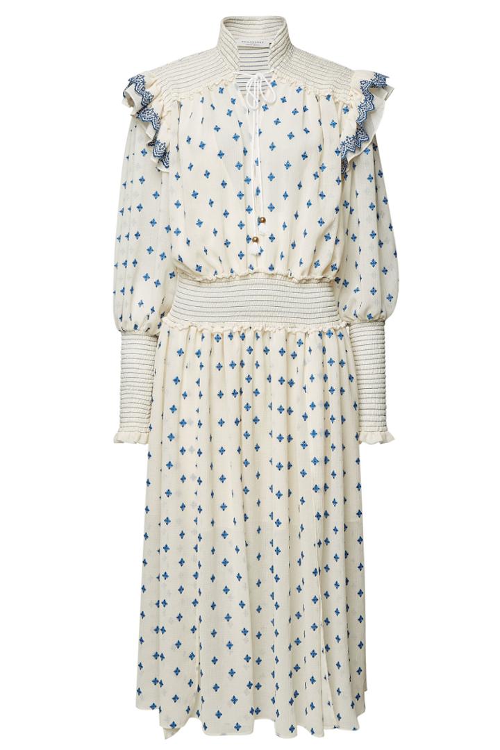 Philosophy Di Lorenzo Serafini Philosophy Di Lorenzo Serafini Embroidered Maxi Dress With Cotton