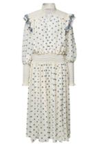 Philosophy Di Lorenzo Serafini Philosophy Di Lorenzo Serafini Embroidered Maxi Dress With Cotton
