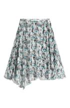 Prabal Gurung Printed Silk Skirt