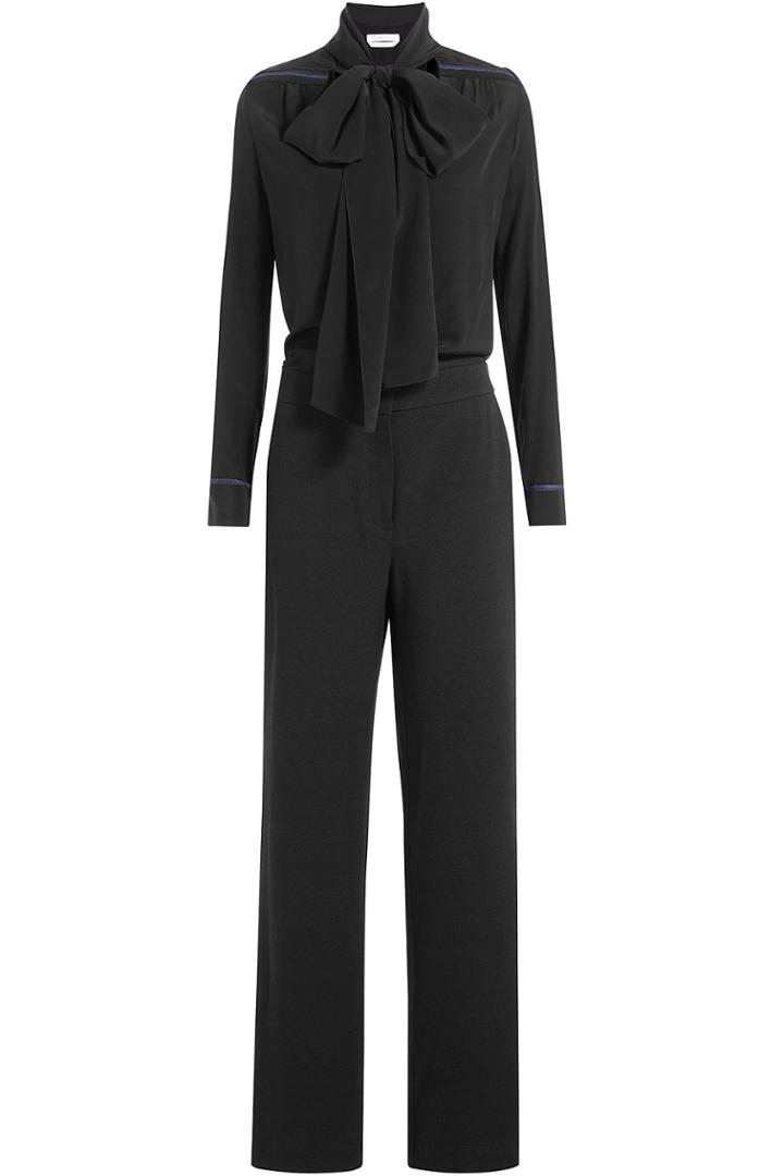 See By Chloé See By Chloé Tie Neck Jumpsuit - Black