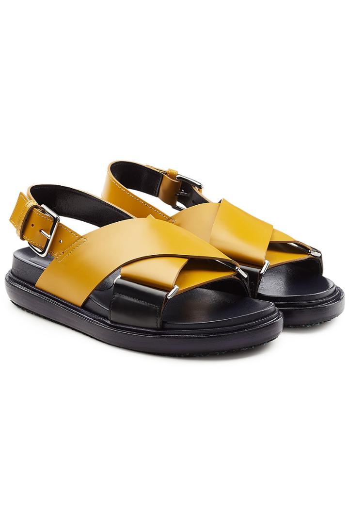Marni Marni Fussbett Leather Sandals