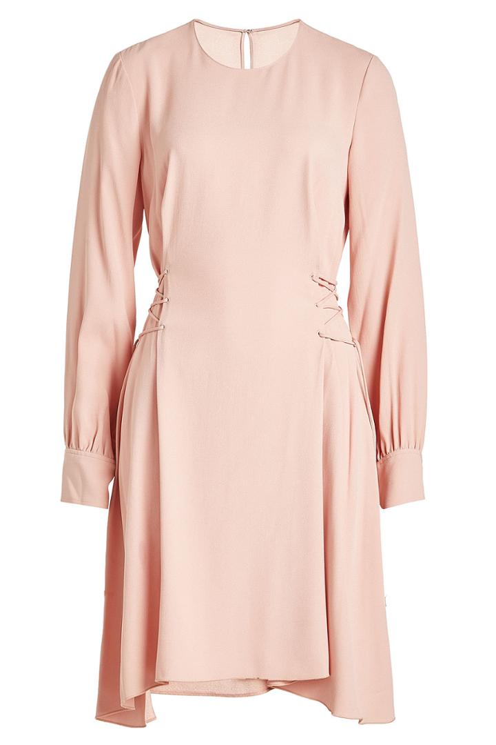 Theory Theory Kensington Dress With Lace-up Sides